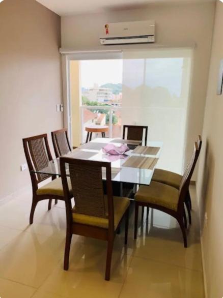 Apto Excelente C/Ar, Varanda Gourmet E Piscina Ubatuba Kültér fotó