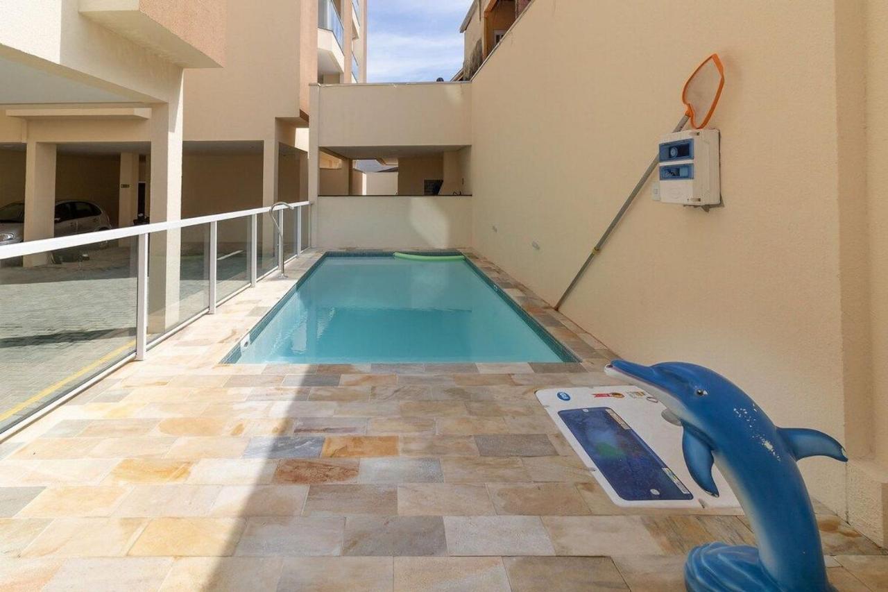 Apto Excelente C/Ar, Varanda Gourmet E Piscina Ubatuba Kültér fotó