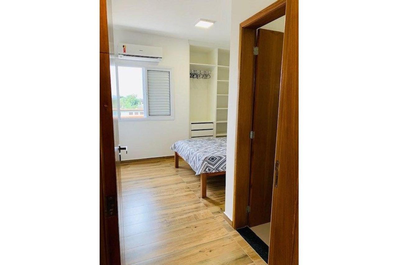 Apto Excelente C/Ar, Varanda Gourmet E Piscina Ubatuba Kültér fotó