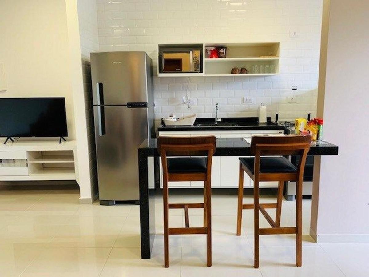 Apto Excelente C/Ar, Varanda Gourmet E Piscina Ubatuba Kültér fotó