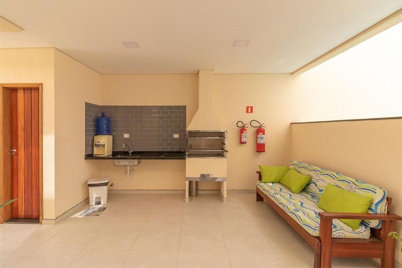 Apto Excelente C/Ar, Varanda Gourmet E Piscina Ubatuba Kültér fotó